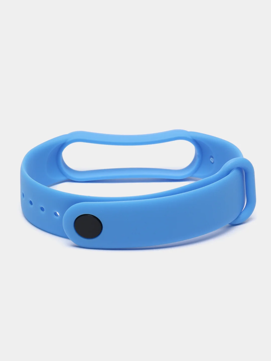 Голубой силиконовый ремешок для Xiaomi Mi Band 5 / 6 /  7