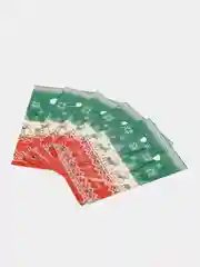 Бирюзовый пакет новогодний,5 шт ,20*30