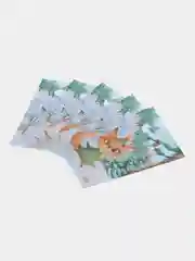 Горчичный пакет новогодний,5 шт ,20*30