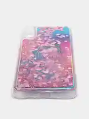 Коралловый чехол Xiaomi Redmi 9A, Сяоми Редми 9А силиконовый переливающийся жидкий с блестками