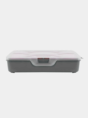 Органайзер Blocker Master-comfort 8" со съёмными разделителями, 200х200х45, серо-свинцовый