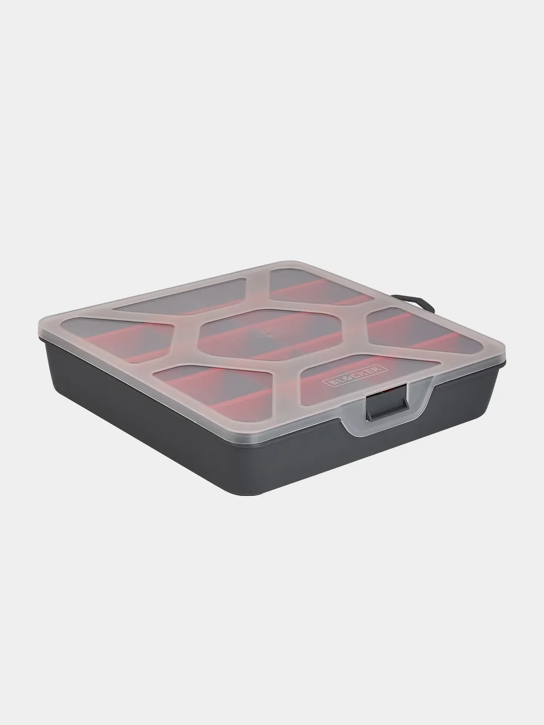 Органайзер Blocker Master-comfort 8" со съёмными разделителями, 200х200х45, серо-свинцовый