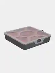 Органайзер Blocker Master-comfort 8" со съёмными разделителями, 200х200х45, серо-свинцовый