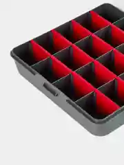 Органайзер Blocker Master-comfort 8" со съёмными разделителями, 200х200х45, серо-свинцовый