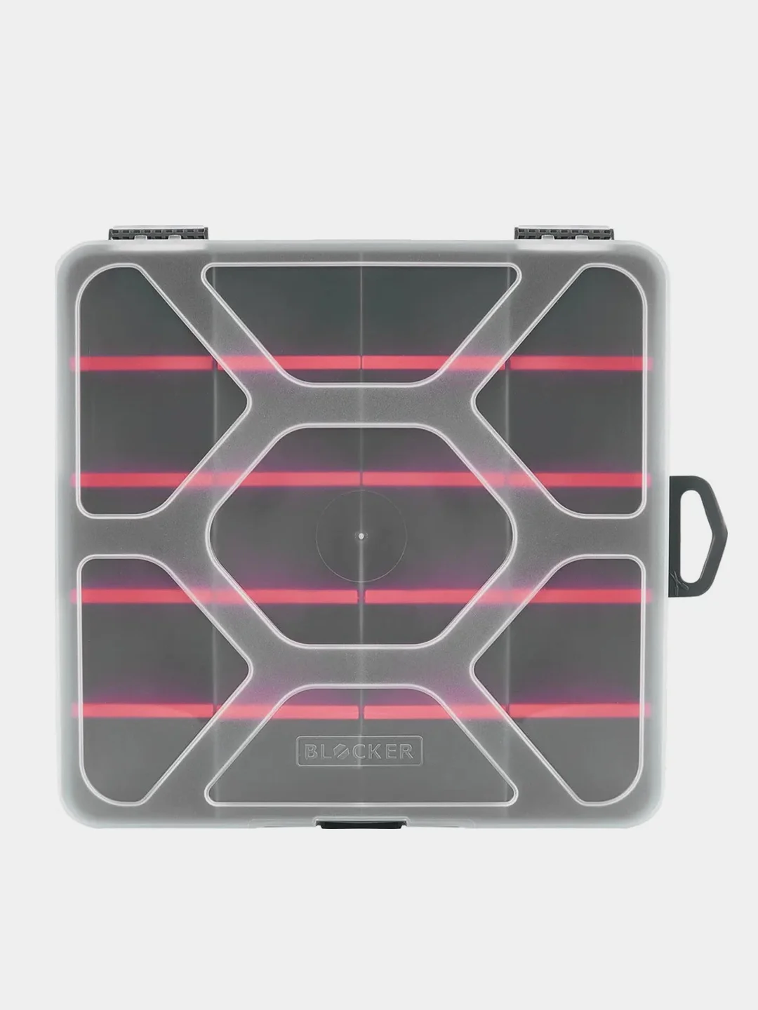 Органайзер Blocker Master-comfort 8" со съёмными разделителями, 200х200х45, серо-свинцовый