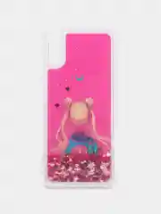 Марсала чехол Xiaomi Redmi 9A, Сяоми Редми 9А силиконовый переливающийся жидкий с блестками