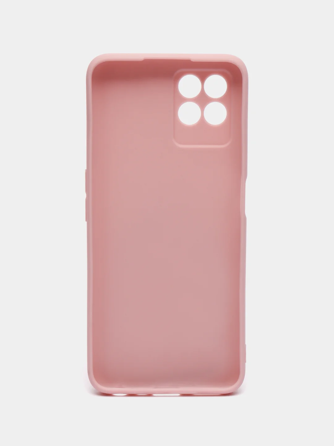 Коралловый меланж чехол на Realme 8i силиконовый, матовый