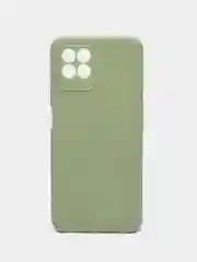 Оливковый чехол на Realme 8i силиконовый, матовый