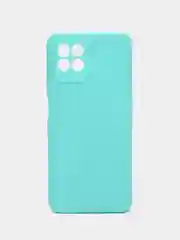 Бирюзовый чехол на Realme 8i силиконовый, матовый