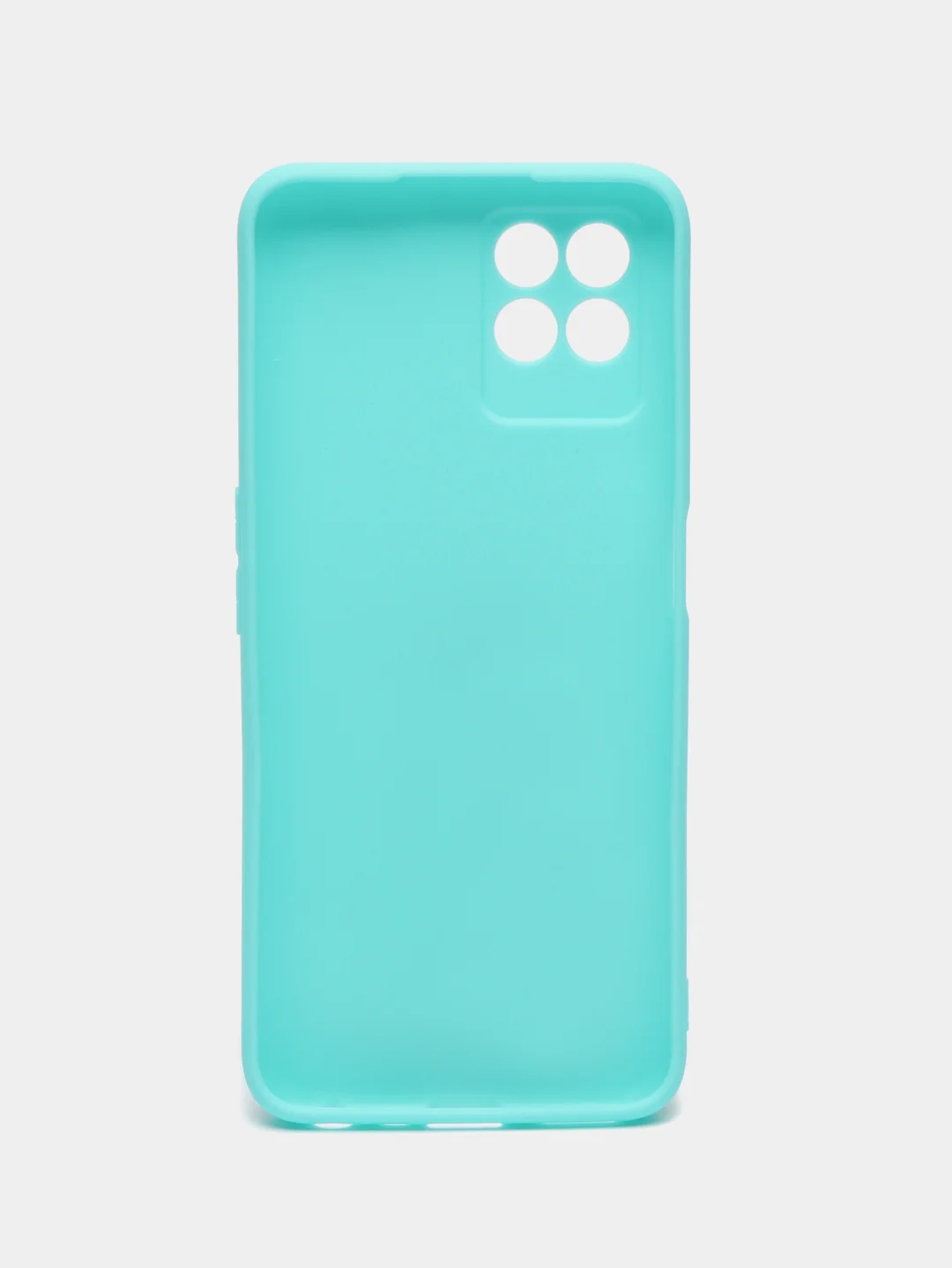 Бирюзовый чехол на Realme 8i силиконовый, матовый