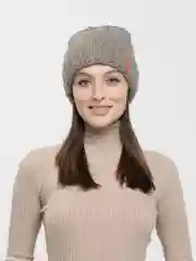 Коричневый шапка  женская Иберис