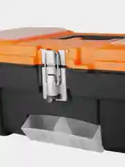 Ящик для инструментов Blocker Expert 16" с металлическим замком черный/оранжевый