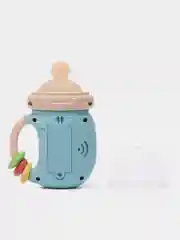 Голубой детская музыкальная игрушка "Бутылка", интерактивная, развивающая, со звуком и светом