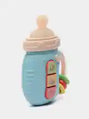 Голубой детская музыкальная игрушка "Бутылка", интерактивная, развивающая, со звуком и светом