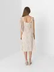 Кремовый сарафан женский, летний