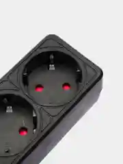 Черный сетевой фильтр, удлинитель, 2 Usb выхода 5 розеток Smartbuy