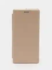 Золотой чехол-книжка для Samsung S11, Самсунг С11 золотой и черный цвет с карманом для карт