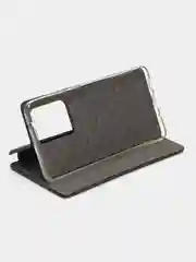 Черный чехол-книжка для Samsung S11, Самсунг С11 золотой и черный цвет с карманом для карт
