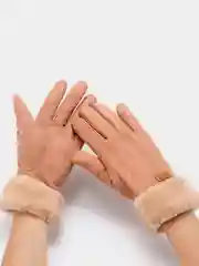 Карамельный сенсорные женские зимние перчатки