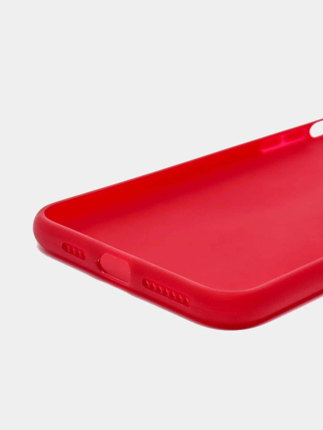 Багровый чехол для iPhone XS Max, силиконовый, 14 цветов