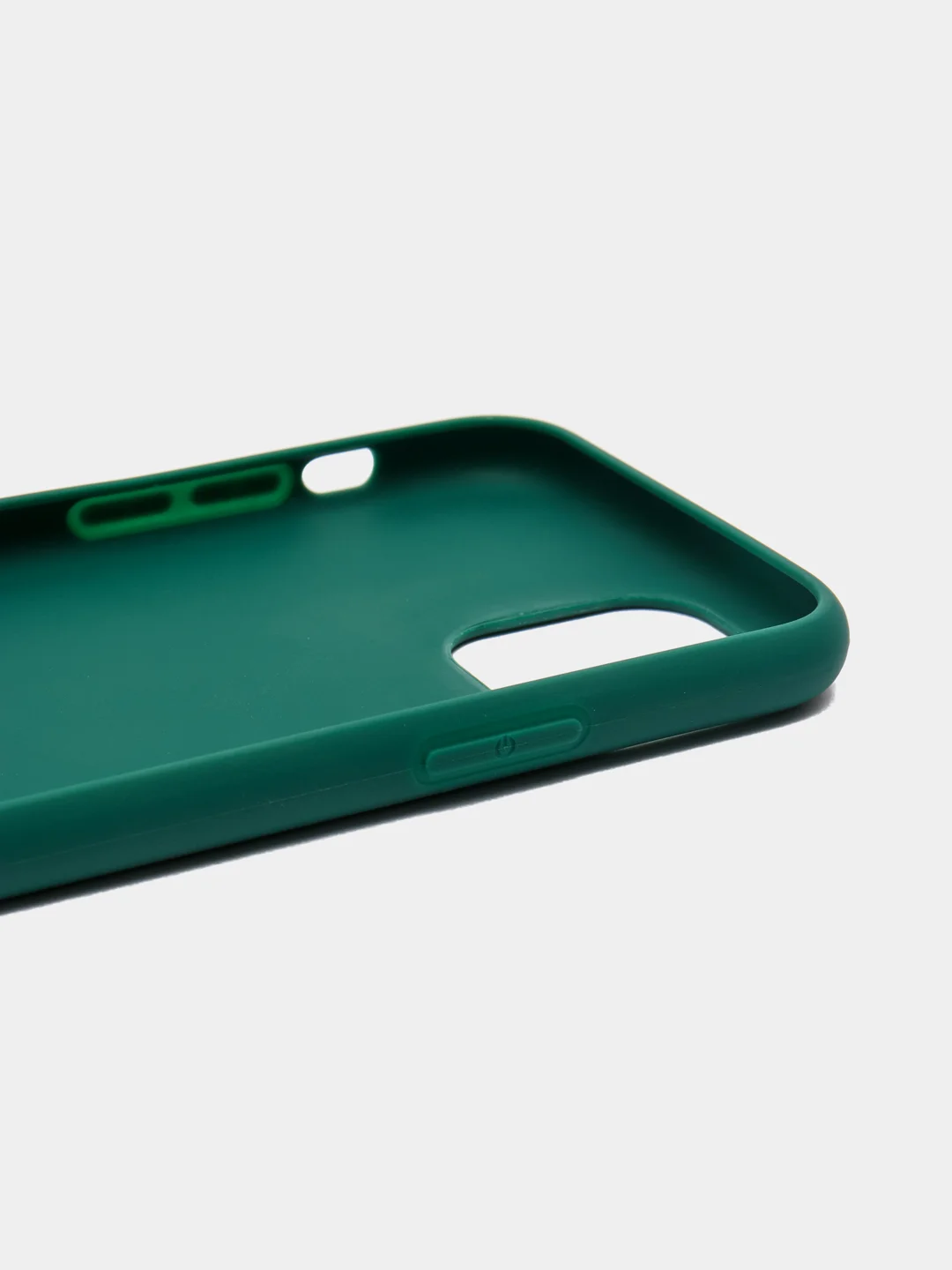 Зеленый чехол для iPhone 11 Pro, силиконовый, 14 цветов