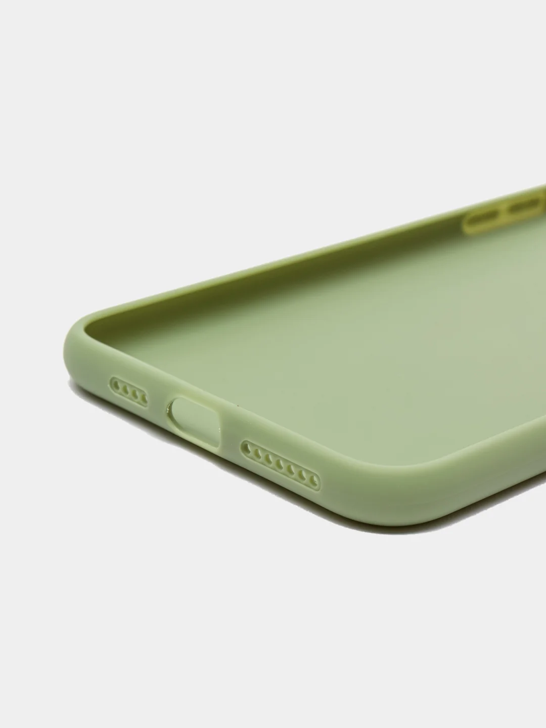 Лайм чехол для iPhone XS Max, силиконовый, 14 цветов