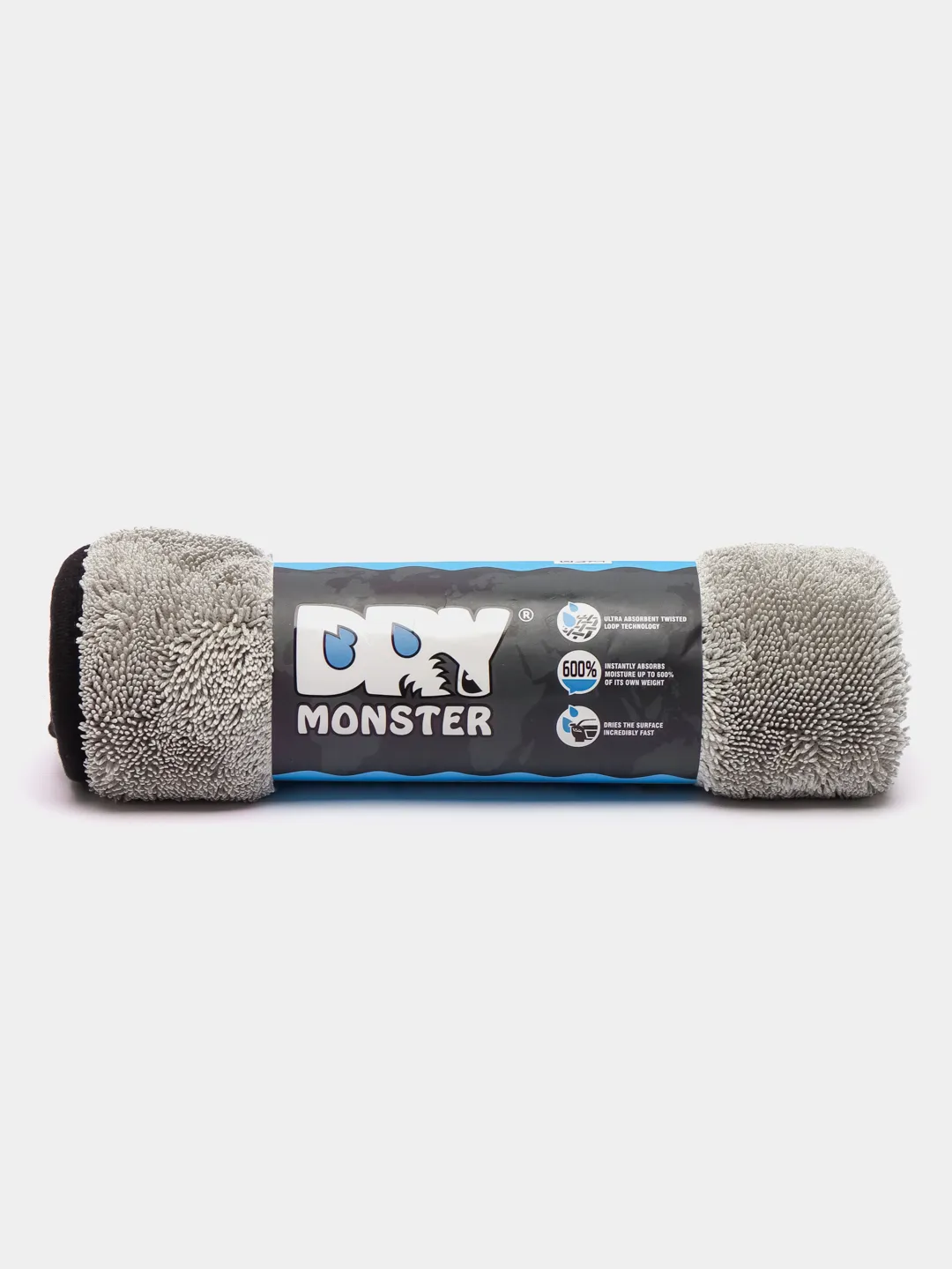 DRY MONSTER Супервпитывающее полотенце тряпка микрофибра для сушки  автомобиля 50*60 купить по цене 873 ₽ в интернет-магазине Магнит Маркет