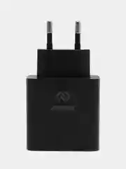 Черный сетевое зарядное устройство Digma, 2 USB 2.1A+1A