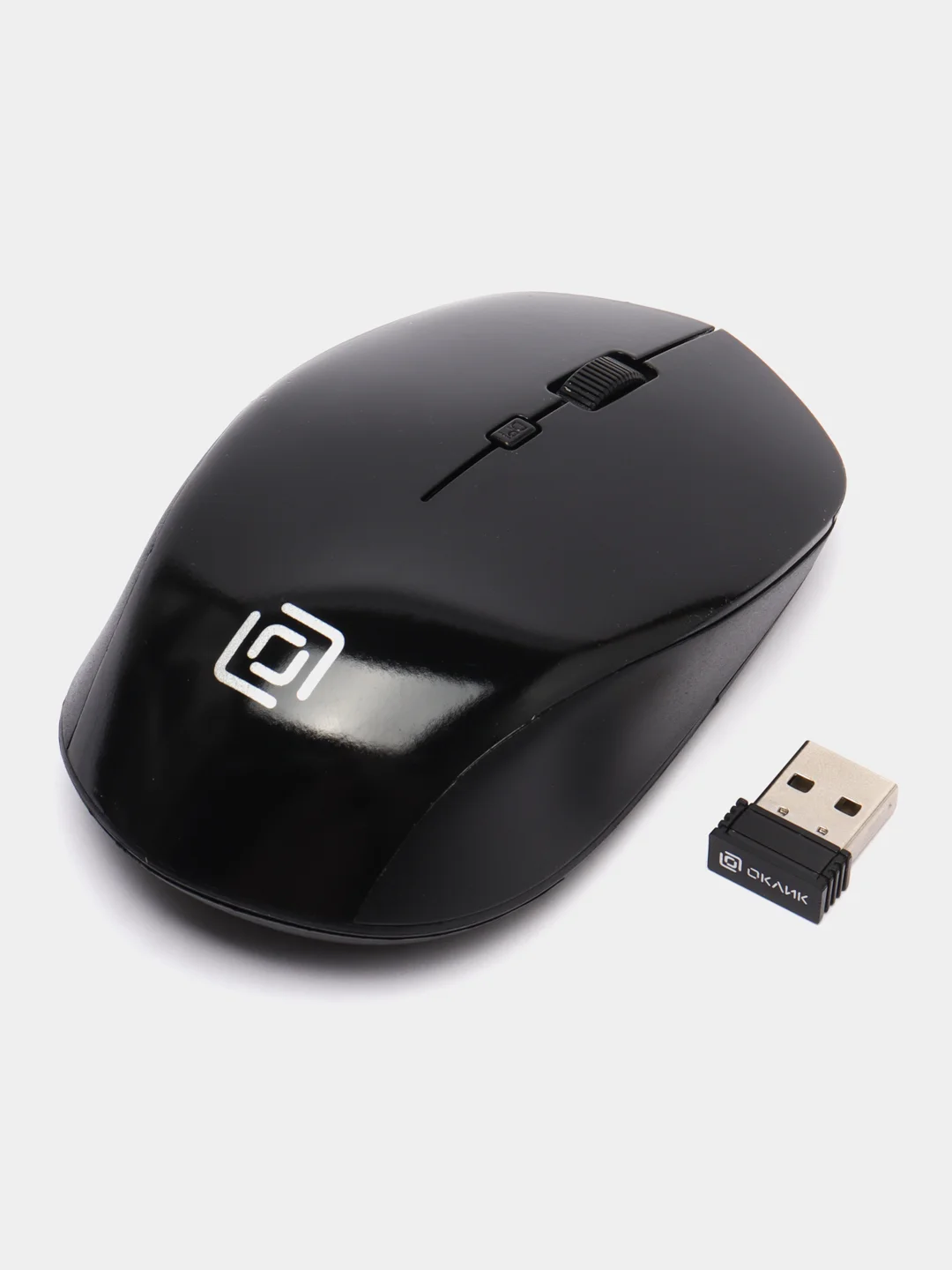 Черный мышь беспроводная Oklick 565MW Glossy, USB