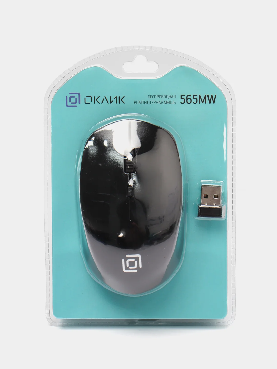 Черный мышь беспроводная Oklick 565MW Glossy, USB