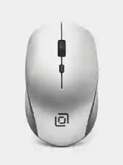 Серебряный мышь беспроводная Oklick 565MW Glossy, USB