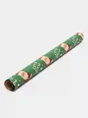Лесной зеленый бумага упаковочная крафтовая "Новый год", 50*70 см