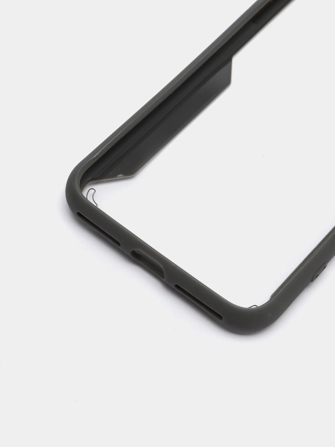 Серый противоударный чехол бампер iPhone 7 / 8 / Se 2020 / X / Xs / 6 Plus / 7 Plus / 8 Plus