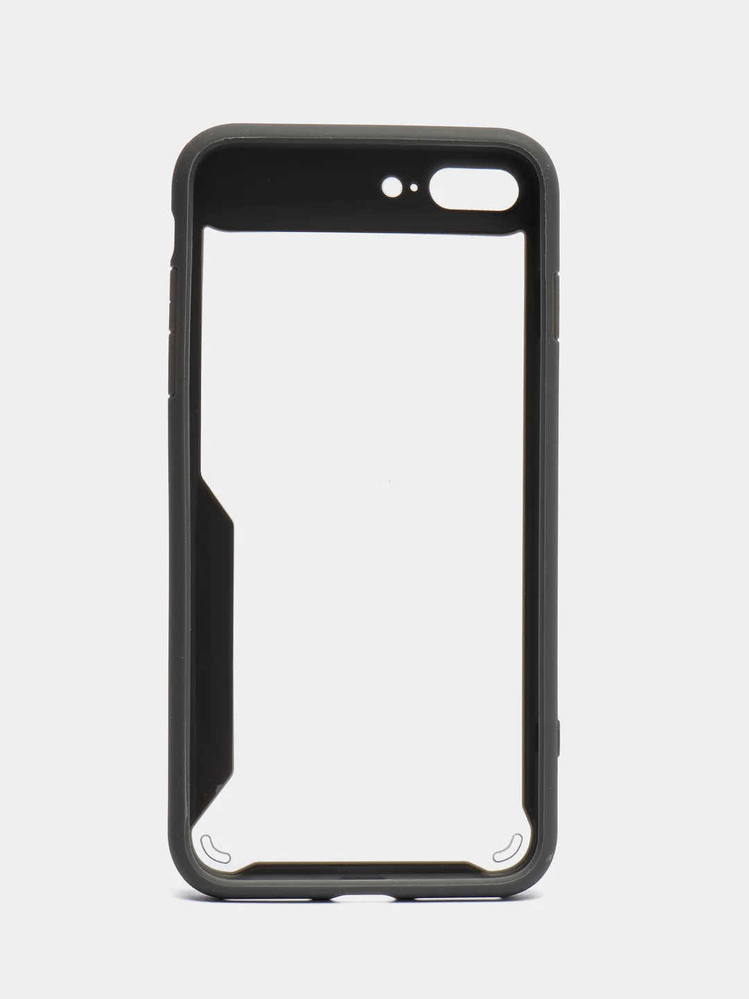 Серый противоударный чехол бампер iPhone 7 / 8 / Se 2020 / X / Xs / 6 Plus / 7 Plus / 8 Plus
