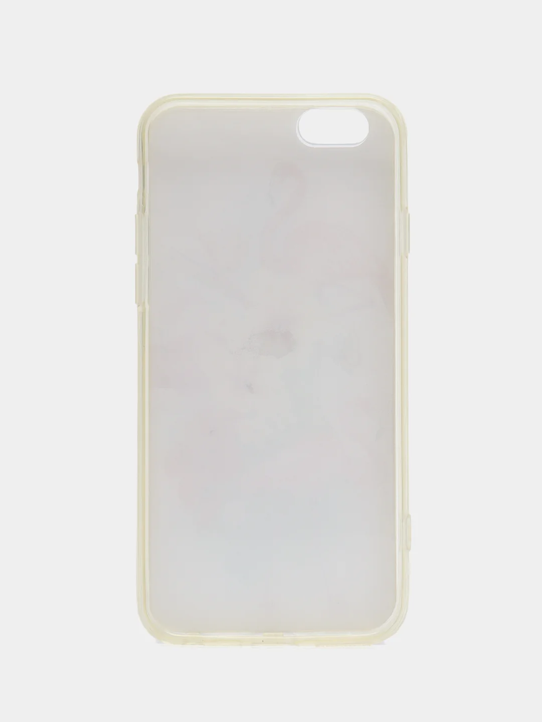Белый чехол iPhone 6 / 6s силиконовый с рисунком