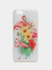 Белый чехол iPhone 6 / 6s силиконовый с рисунком
