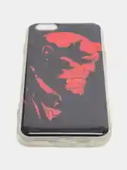 Черный силиконовый чехол iPhone 6 / 6s с рисунком