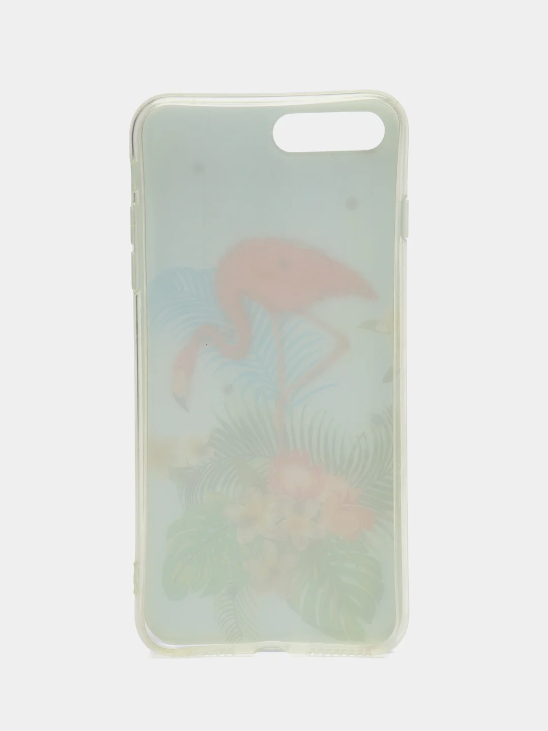 Лазурный силиконовый чехол с рисунком на айфон 6 / 6s / X / Xs / 7 Plus / 8 Plus