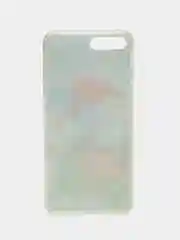 Лазурный силиконовый чехол с рисунком на айфон 6 / 6s / X / Xs / 7 Plus / 8 Plus