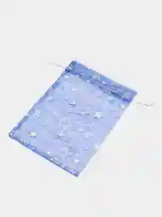 Голубой подарочные новогодние мешки