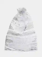 Серебряный подарочные новогодние мешки