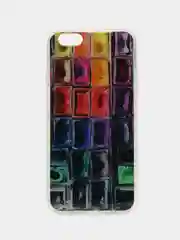 Аметистовый силиконовый чехол iPhone 6 / 6s с рисунком