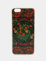 Красный силиконовый чехол iPhone 6 / 6S с рисунком
