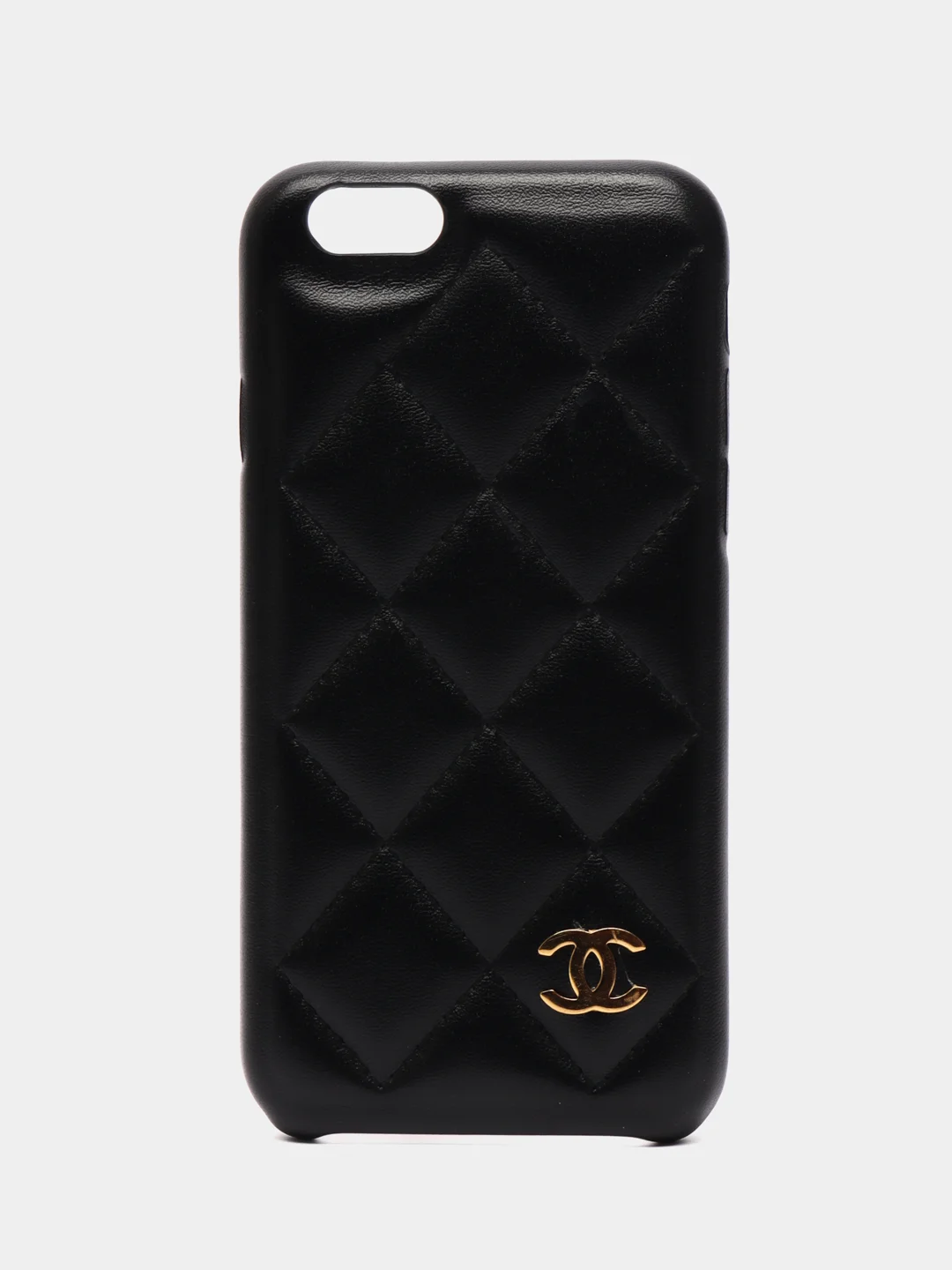 Черный кожаный чехол для iPhone 6 / 6s / 7 Plus / 8 Plus