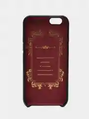 Черный кожаный чехол для iPhone 6 / 6s / 7 Plus / 8 Plus