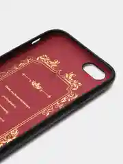 Черный кожаный чехол для iPhone 6 / 6s / 7 Plus / 8 Plus