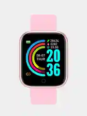 Розовый умные смарт часы  Smart Watch / Фитнес браслет женские и мужские