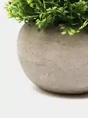 Лесной зеленый цветы искусственные в кашпо, 3 цвета
