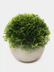 Лесной зеленый цветы искусственные в кашпо, 3 цвета