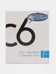 Светодиодная LED лампа C6-Н1, H3, H4, H7, H11, HB3, HB4 6500K, DC9-32V, 2 штуки